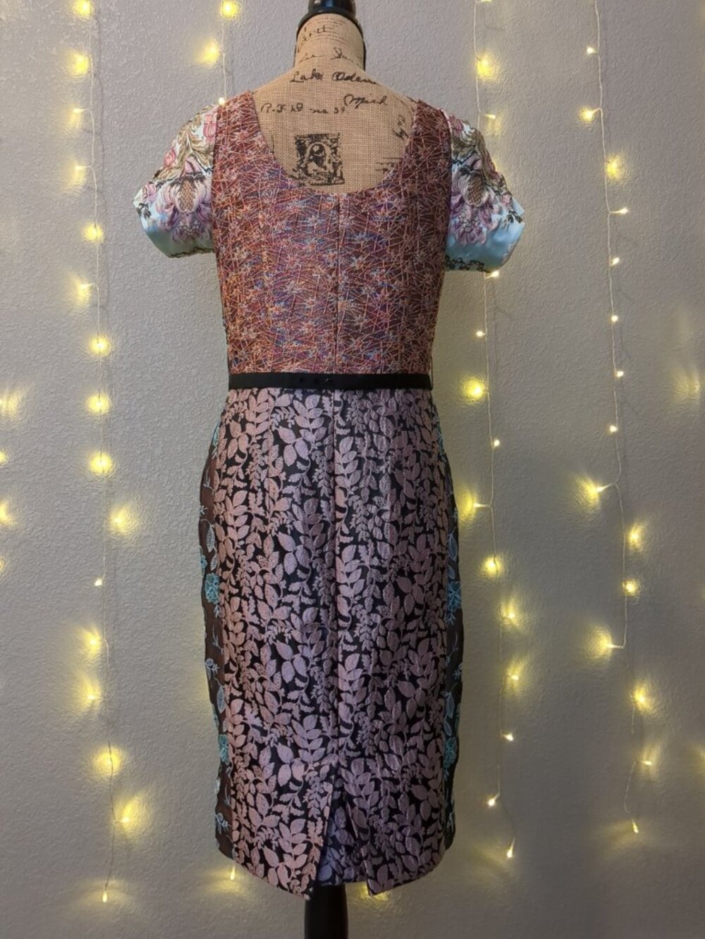 Anthropologie Byron Lars Beguile Pieced Brocade Dress Size 8 - Picture 5 of 13